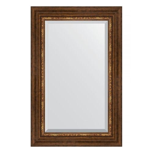Зеркало настенное с фацетом EVOFORM в багетной раме римская бронза, 56х86 см, BY 3413