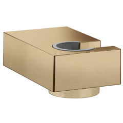 Держатель ручного душа Hansgrohe Porter E, шлифованная бронза (28387140)