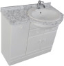 Тумба с раковиной Aquanet Марсель 90 R б/к белый