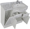 Тумба с раковиной Aquanet Марсель 90 R б/к белый