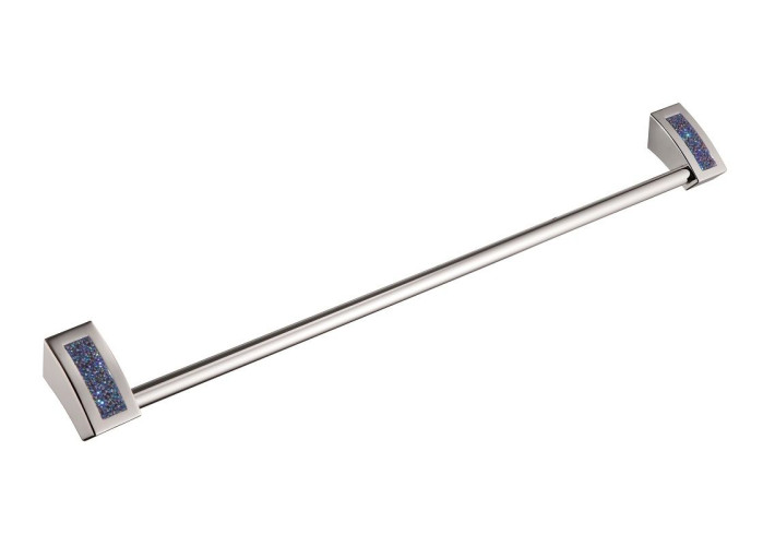 Sanibano Estrella, полотенцедержатель, длина 60 см, цвет хром-кристаллы Swarovski bermudа blue