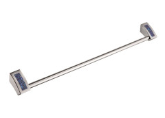 Sanibano Estrella, полотенцедержатель, длина 60 см, цвет хром-кристаллы Swarovski bermudа blue