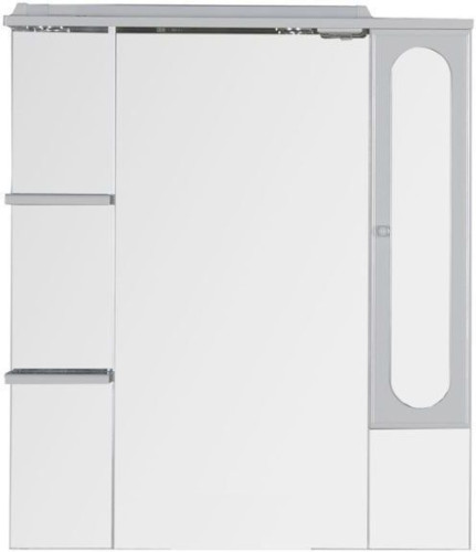 Зеркало-шкаф Aquanet Марсель 90 белый