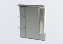 Зеркало-шкаф Aquanet Марсель 90 белый