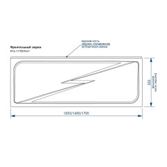 Экран для ванны Loranto CALGARY 160