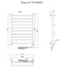 Полотенцесушитель Блиц эл ТЭН 80*50 (ЛЦ21)