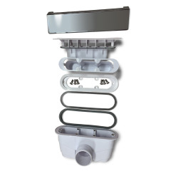 Сифон для душевых поддонов RGW Q10-C (хром) арт. 03241100-10