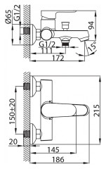 Смеситель Milardo Dover DOVSB00M02