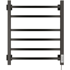 Полотенцесушитель Электрич.кабельный Ника STEP-2 60/50 RAL9005 черный матовый правый тэн