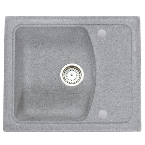 Кухонная мойка Formastone Fosto  КМ 58-50, прямоугольная с крылом,искристый серый
