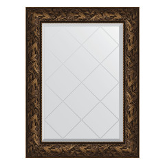 Зеркало настенное с гравировкой EVOFORM в багетной раме Византия бронза, 69х91 см, BY 4115