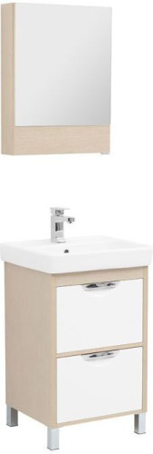Мебель для ванной Aquanet Гретта 55 New светлый дуб (2 ящика)