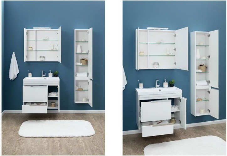 Мебель для ванной Aquanet Тиволи 80 белый