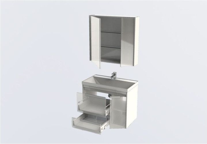 Мебель для ванной Aquanet Тиволи 80 белый