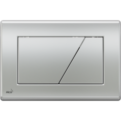 Кнопка смыва alcadrain 24.7х1.7х16.5 для инсталляции, пластик, цвет Хром матовый (M172)