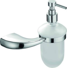 Sanibano Apolo, настенный стеклянный дозатор, цвет хром