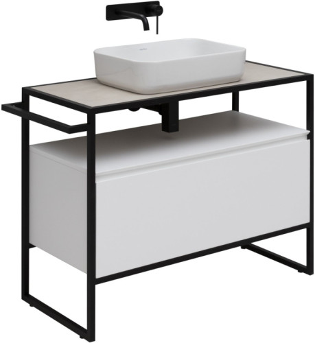 Тумба под раковину Allen Brau Priority 1.31003.WM 100 white matt