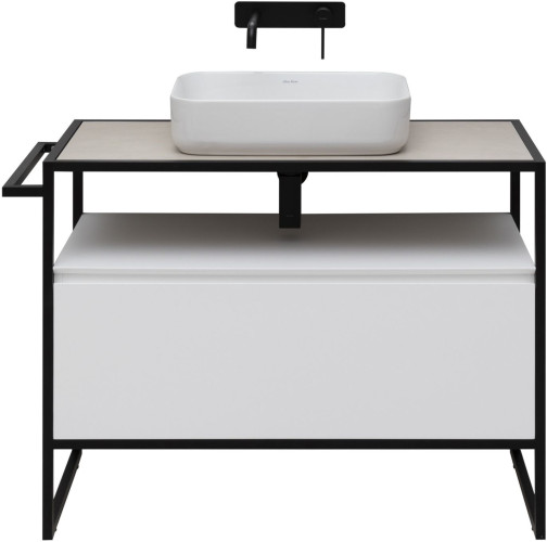 Тумба под раковину Allen Brau Priority 1.31003.WM 100 white matt