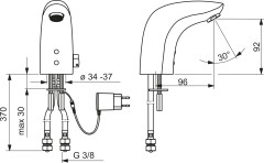 Смеситель для раковины Oras Electra Хром (6120FT)