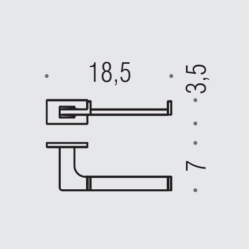 Держатель туалетной бумаги Colombo Design Look B1608.000