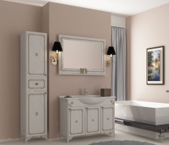 Зеркало без подсветки MIXLINE Сальери-95 патина золото (527486)