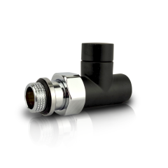 Клапан запорный SR Rubinetterie прямой серия &quot;Tondera Light&quot; 1/2&quot;, цвет черный матовый