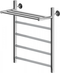 Полотенцесушитель водяной Aquanet Mauro 600x500 с полкой
