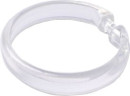Набор колец для шторы в ванную комнату IDDIS Transparent (RID010P)