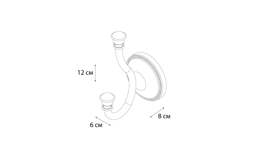 Крючок двойной Grampus Alfa (GR-9505)