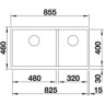 Кухонная мойка Blanco Subline 480/320-U