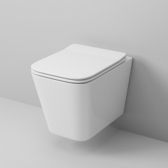 Унитаз Grossman GR-4441S (520*355*350) подвесной БЕЗОБОДКОВЫЙ с тонкой крышкой