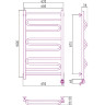 Электрический полотенцесушитель Сунержа Элегия 1000х600