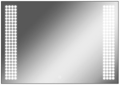 Зеркало Cosmo 100 alum с подсветкой Sansa