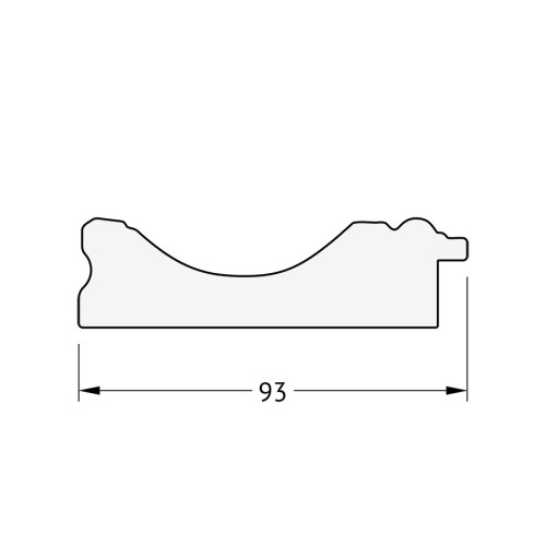 Зеркало настенное с фацетом EVOFORM в багетной раме серебряный акведук, 67х157 см, BY 1288