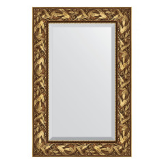 Зеркало настенное с фацетом EVOFORM в багетной раме Византия золото, 59х89 см, BY 3415