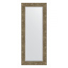 Зеркало настенное с фацетом EVOFORM в багетной раме виньетка античная латунь, 55х135 см, BY 3515