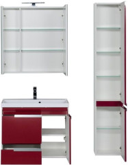 Мебель для ванной Aquanet Тиволи 80 бордо