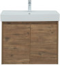 Тумба с раковиной Aquanet Nova Lite 75 дуб рустикальный (2 дверцы)