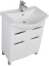 Тумба с раковиной Aquanet Асти 65 белый