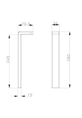 Полотенцедержатель Aperto 081304 NeOp