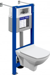 Комплект Cersanit CARINA XL CO DPL EO slim Инсталляция Cersanit AQUA SMART M40
