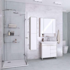 Зеркальный шкаф Акватон Рико 80