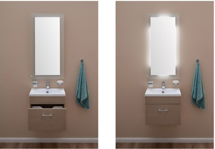 Зеркало Aquanet Нота 50 лайт