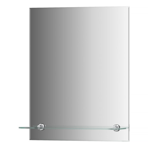 Зеркало настенное с фацетом и полочкой Attractive EVOFORM 40х50 см, BY 0501