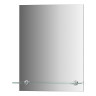 Зеркало настенное с фацетом и полочкой Attractive EVOFORM 40х50 см, BY 0501