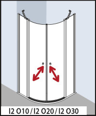 Душевой уголок Kermi Ibiza 2000 I2 O20 090201AK