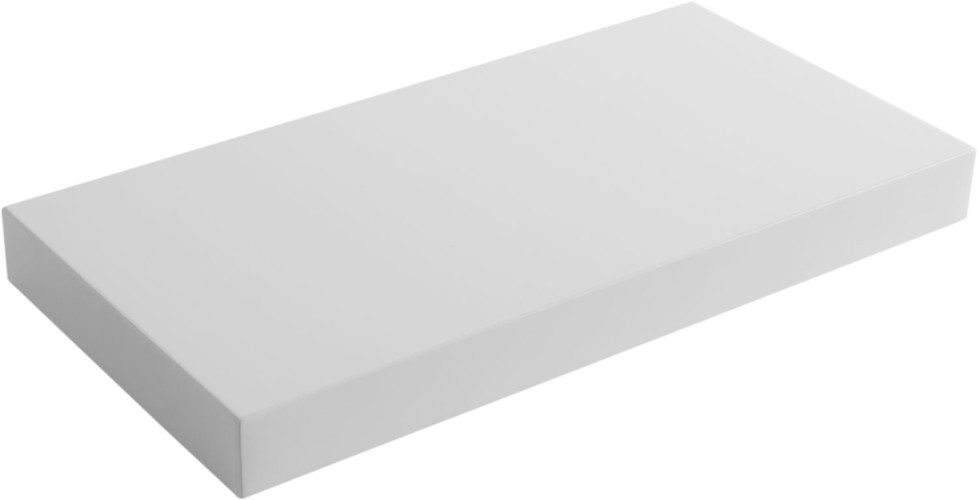 Полка Aquanet 40х20 белая матовая