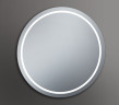Xpertials IRIS, круглое зеркало 80 см с LED подсветкой: датчик вкл/выкл подсветки с диммером и датчик антизапотевания