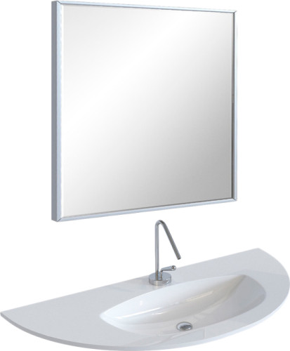 Зеркало De Aqua Сильвер 80 261664 серебро