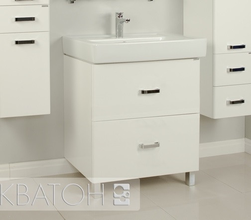 Тумба под раковину AQUATON Америна 80 Н, белая (1A169401AM010)